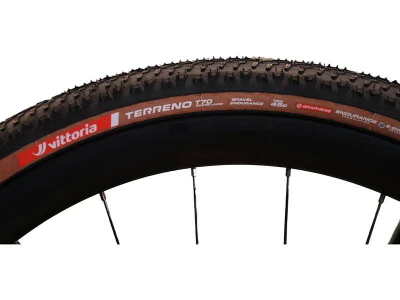 Vittoria Terreno T70 700c Coarse Loose Gravel Endurance G2.0 Tubeless Ready Tyre in Brown-2