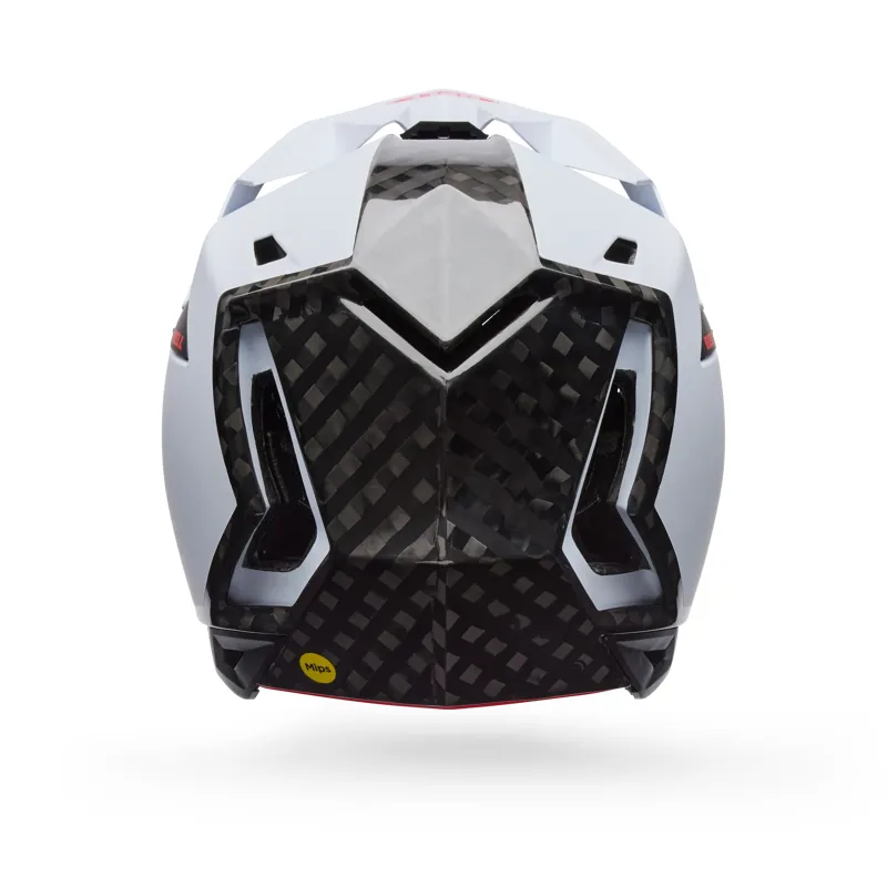 Bell Full-10 Spherical Peak Full Face Helmet in White-3