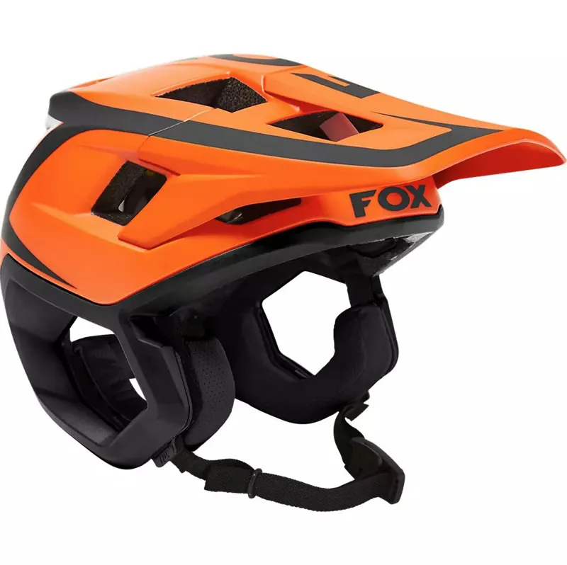 Fox Racing Dropframe Pro Dvide CE Helmet in Orange