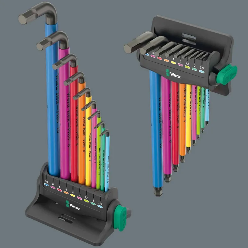 Wera Tools 950/9 SPKL Hex-Plus 3 L-Key Set Workshop Rack 9pc-1