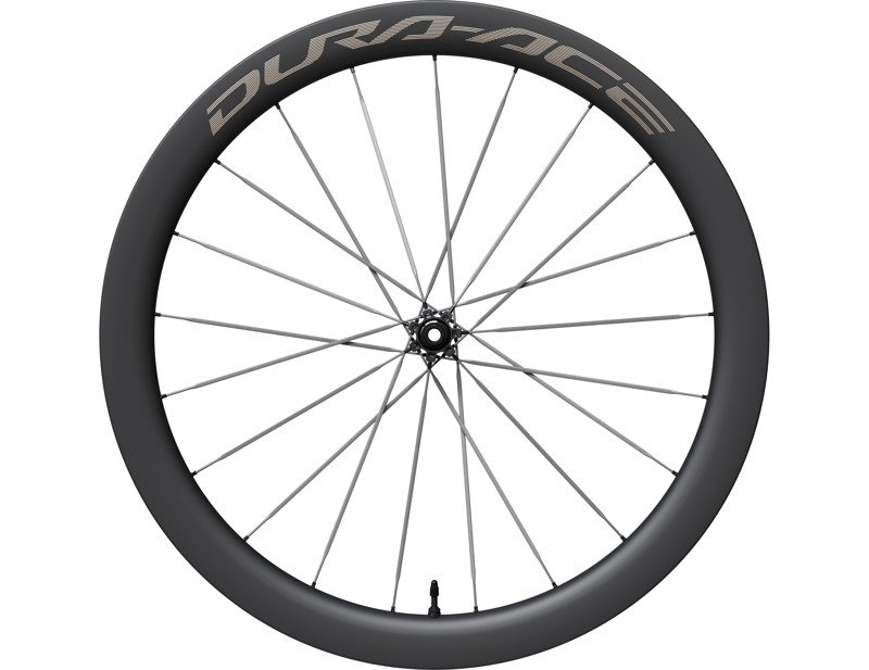 Shimano Dura-Ace WH-R9370-C50-TL-F 700C 50mm Front Carbon Disc Wheel in Black