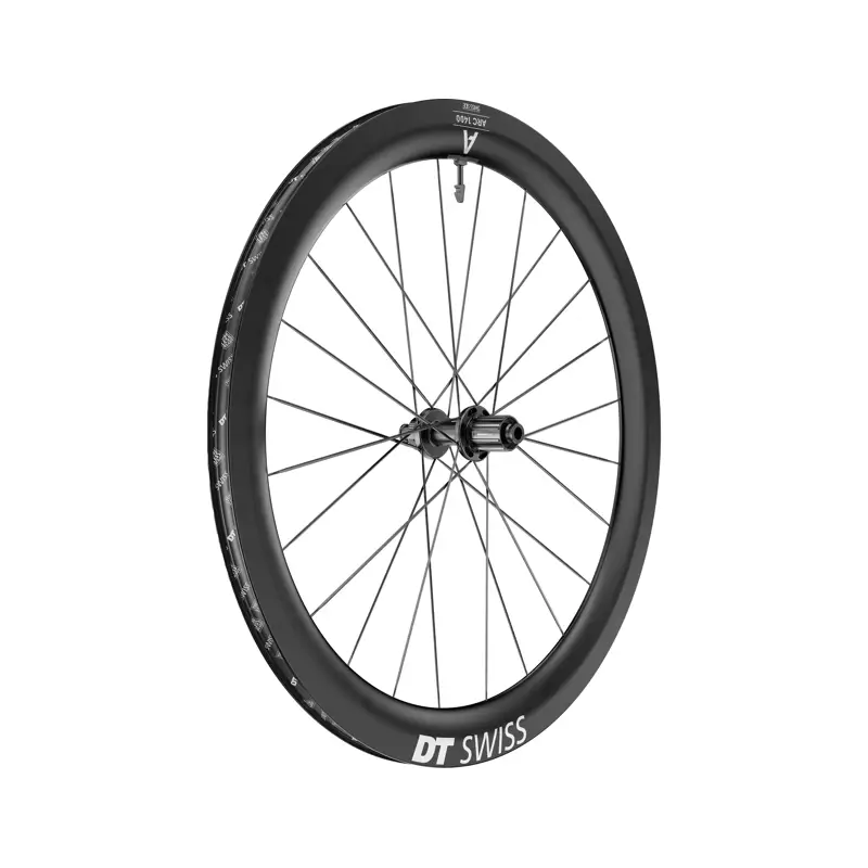 Balfes Bikes Dt Swiss DT Swiss ARC 1400 DICUT 55 mm Clincher Disc Brake 142 x 12 Rear Wheel in Black | Free postage over £30, £10 off first order, price match & 0% finance.