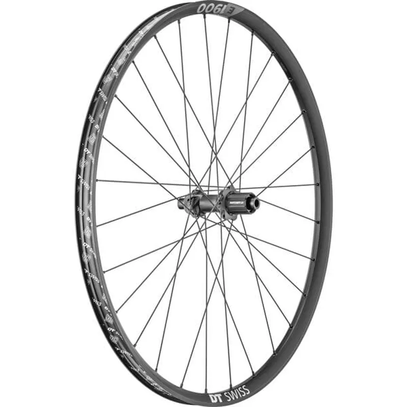 Balfes Bikes Dt Swiss DT Swiss E 1900 29 Inch 30mm Rim 12 x 148 Boost Axle Shimano HG Rear Wheel in Black | Free postage over £30, £10 off first order, price match & 0% finance.
