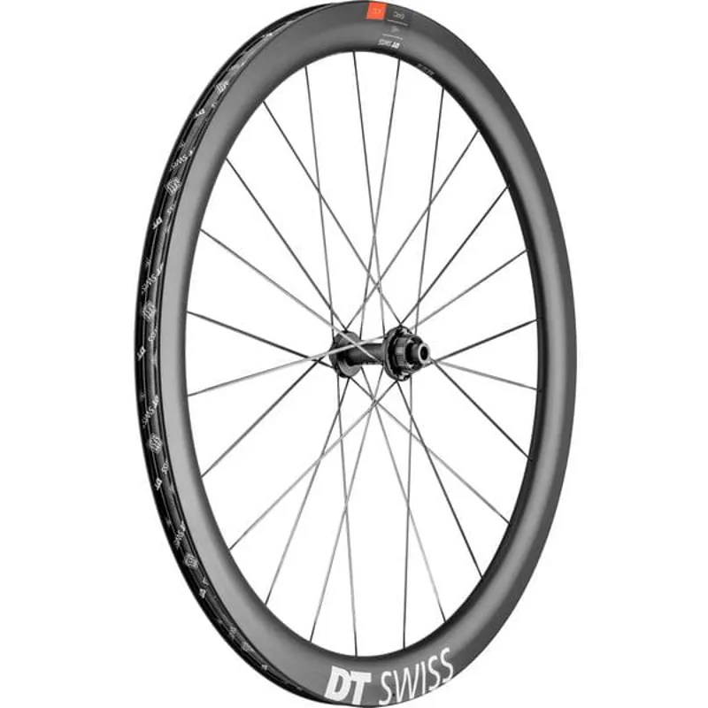 DT Swiss ERC 1100 DICUT 45 Disc Brake 700c Road Wheelset in Black-1