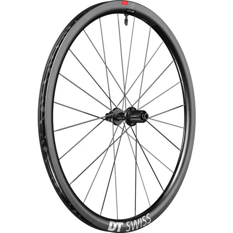DT Swiss ERC 1100 DICUT 35 Disc Brake Carbon Clincher 700c Road Wheelset in Black-4