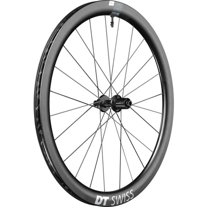 DT Swiss ERC 1400 SPLINE 45mm Disc Brake HG Wheelset in Black-1