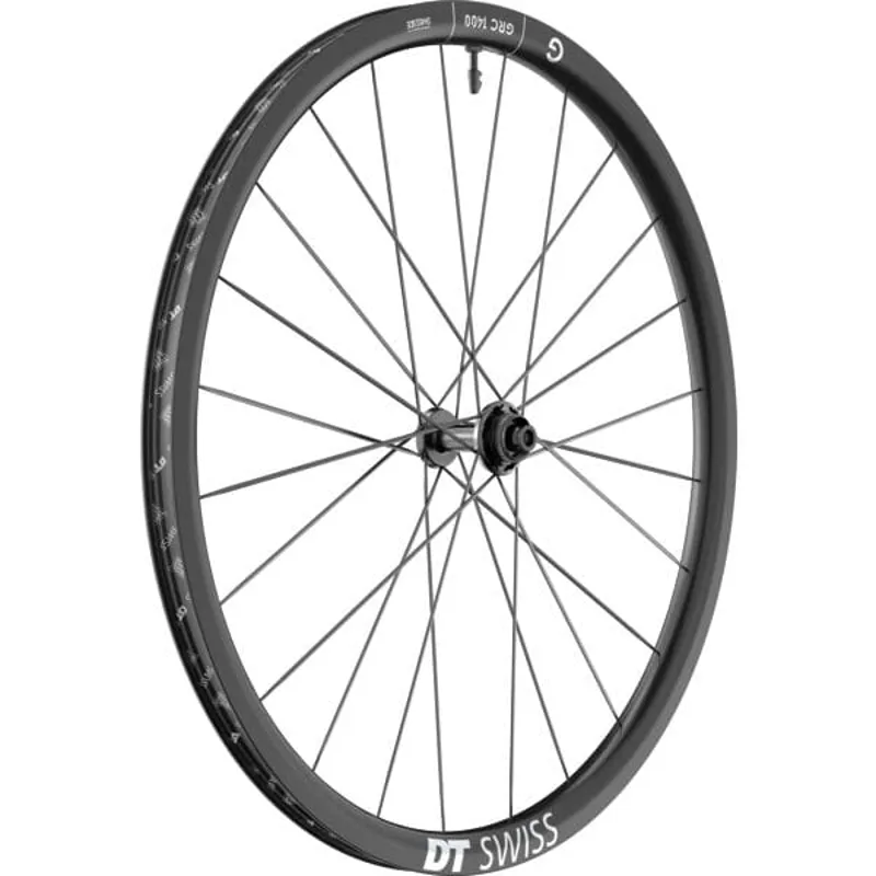 DT Swiss GRC 1400 Spline Disc Brake Carbon Clincher 30 x 24 mm 700c HG Wheelsetl in Black-5