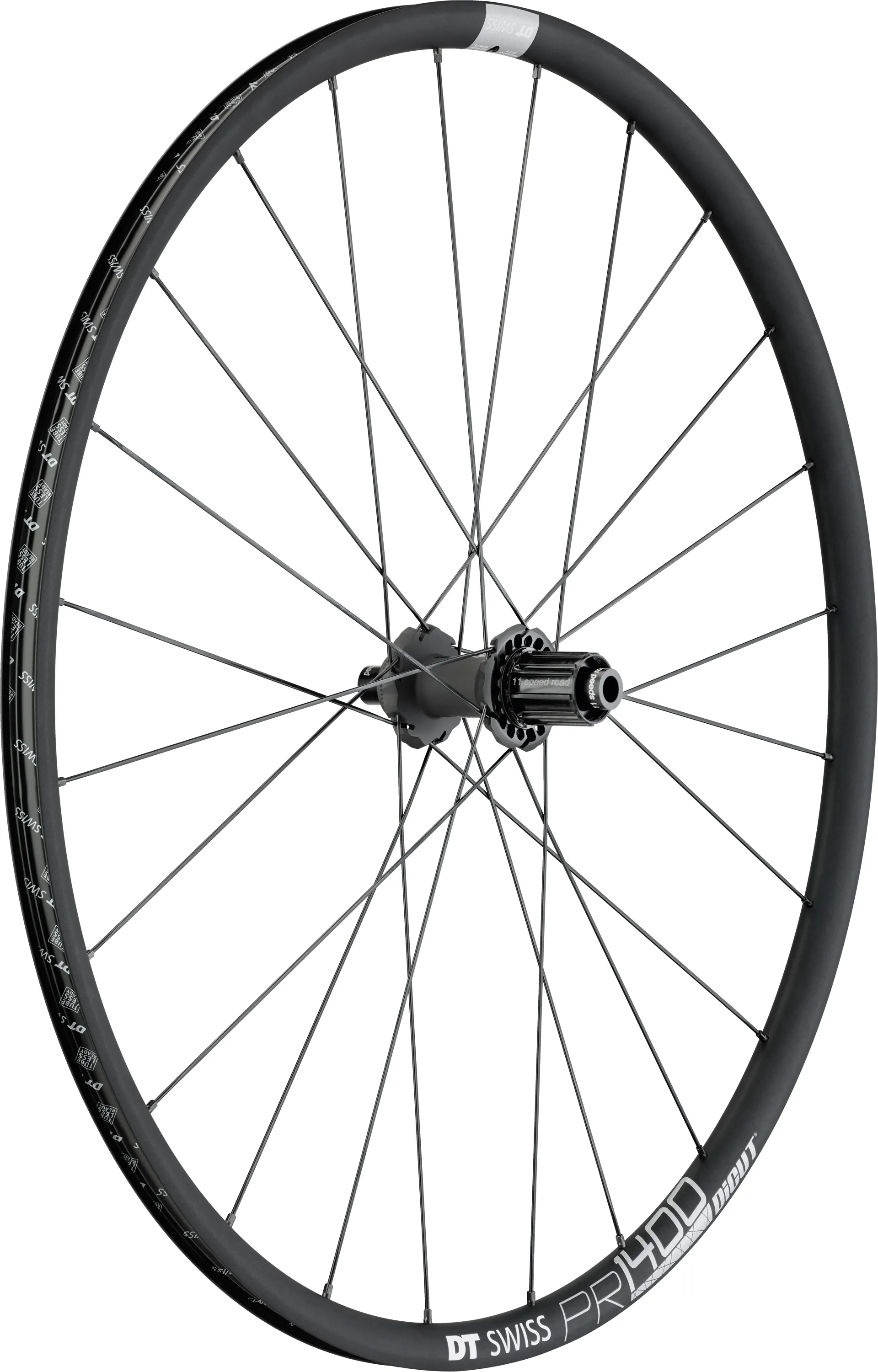 DT Swiss PR 1400 DICUT Disc Brake Alloy Clincher 700c Rear Wheel