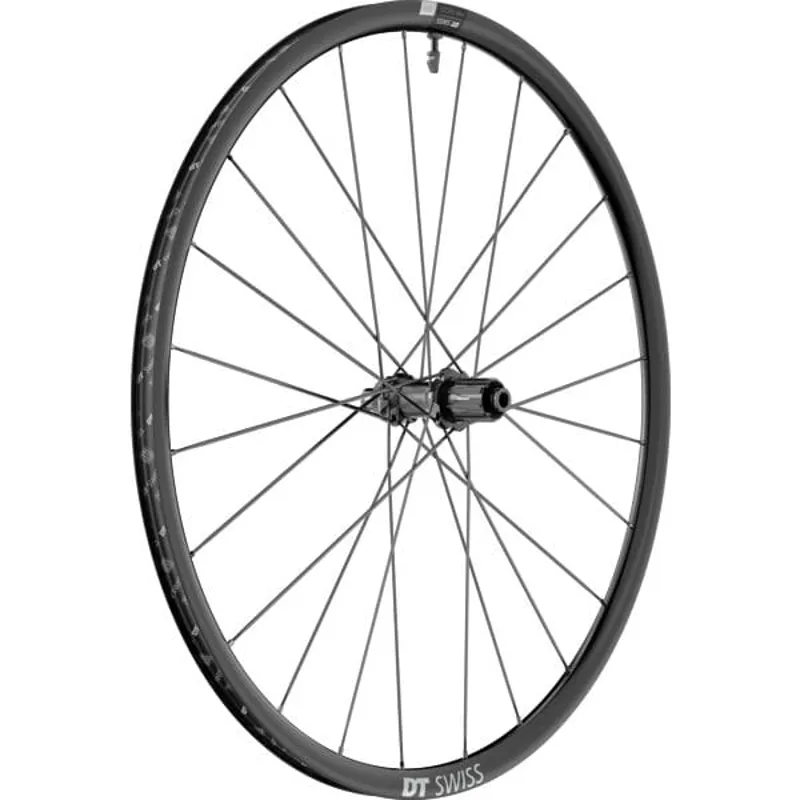 DT Swiss PR1600 23mm Aluminium Clinch Disc 12x142mm 700c Shimano Rear Wheel in Black  