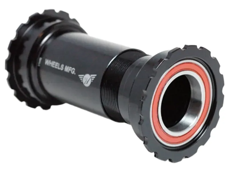 Wheels Manufacturing 386Evo ABEC Threaded Bottom Bracket 30mm in Black
