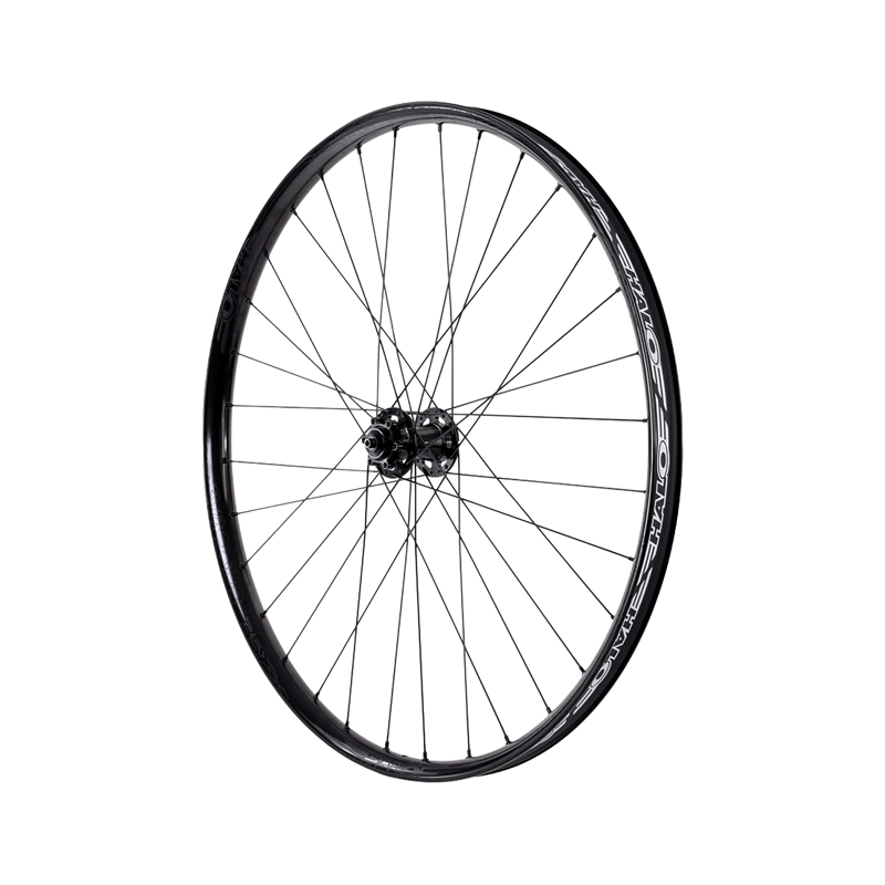 Balfes Bikes Halo Vapour 35 Stealth MT 27.5in 6-Bolt Non Boost Front Wheel in Black | Free postage over £30, £10 off first order, price match & 0% finance.