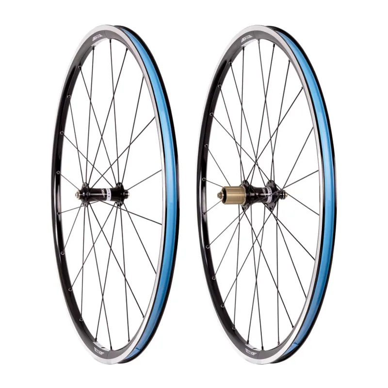 Halo White Line Road Rim On SB Rear Hub 11 Speed Shimano in Black-1