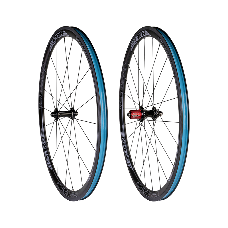 Balfes Bikes Halo Carbaura RC35 RS2 Supadrive Carbon Rim Brake Wheelset in Black | Free postage over £30, £10 off first order, price match & 0% finance.