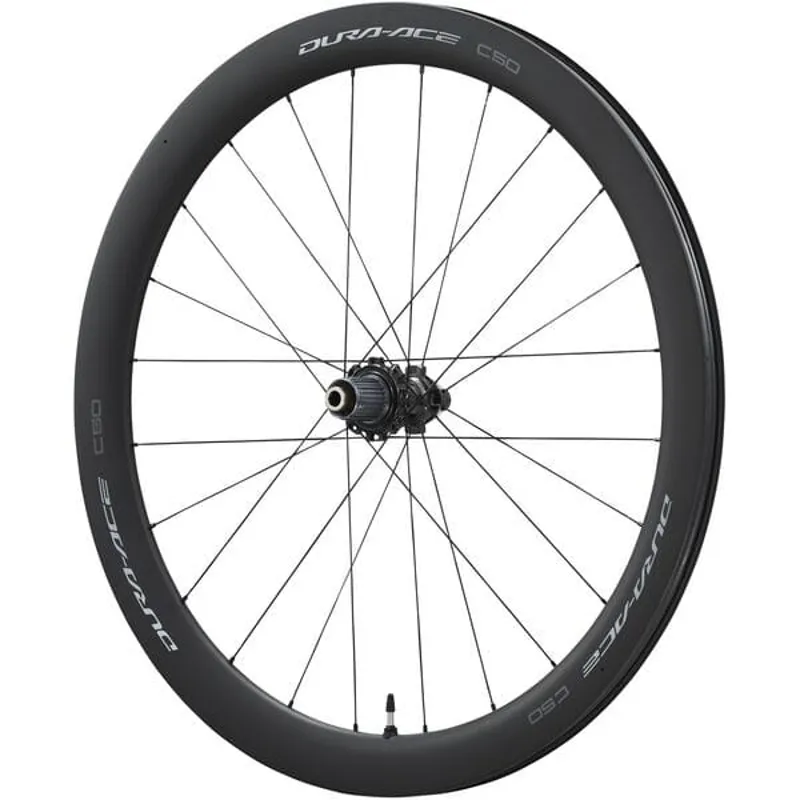 Shimano Dura-Ace WH-R9270-C50-TL Disc Carbon Clincher Wheelset in Black-1
