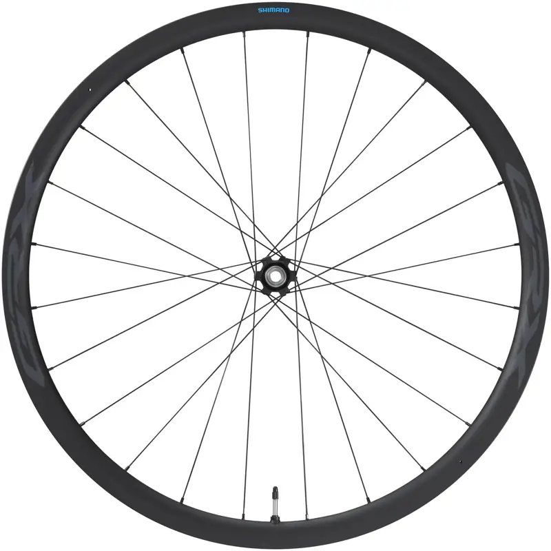 Balfes Bikes Shimano WH-RX870 GRX 700c 12x100mm E-Thru CL Front Wheel in Black | Free postage over £30, £10 off first order, price match & 0% finance.