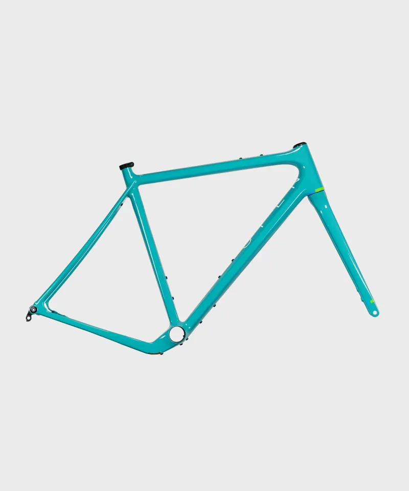 Open Cycle WIDE Frame and U-Turn Fork Gravel Bike Framset 2025 in Turquoise-1