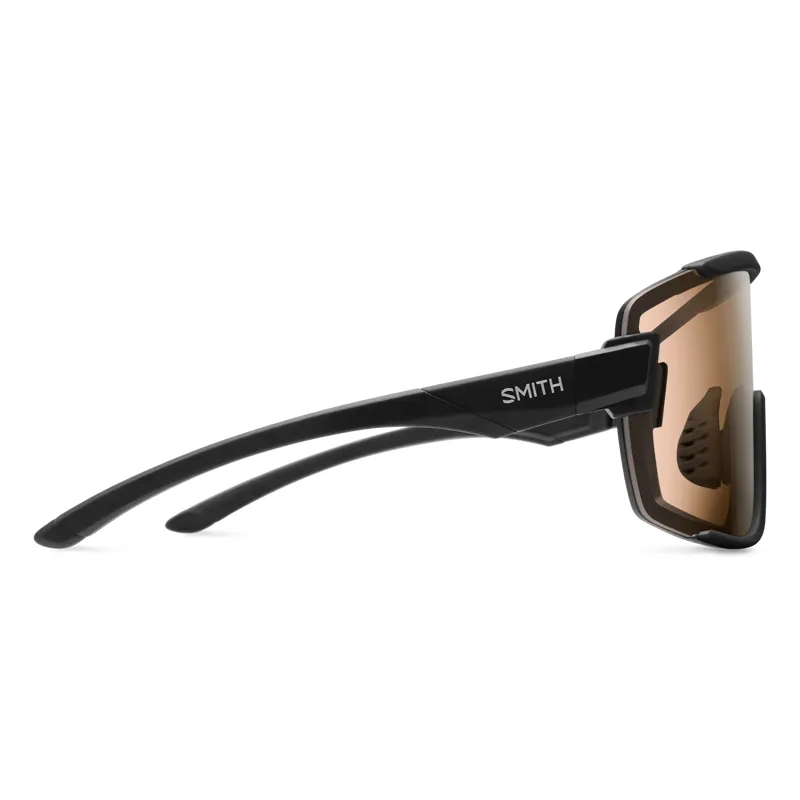 Smith Wildcat Cycling Sunglasses in Matte Black / ChromaPop Photochromic Brown-2