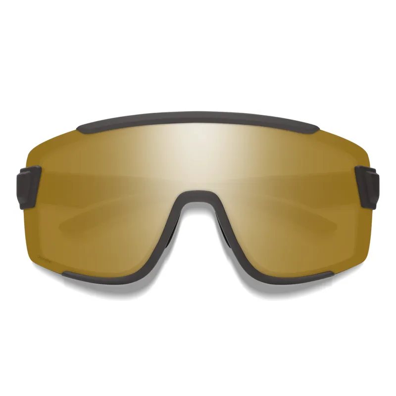 Smith Wildcat Cycling Sunglasses in Matte Gravy / ChromaPop Polarized Bronze Mirror-1