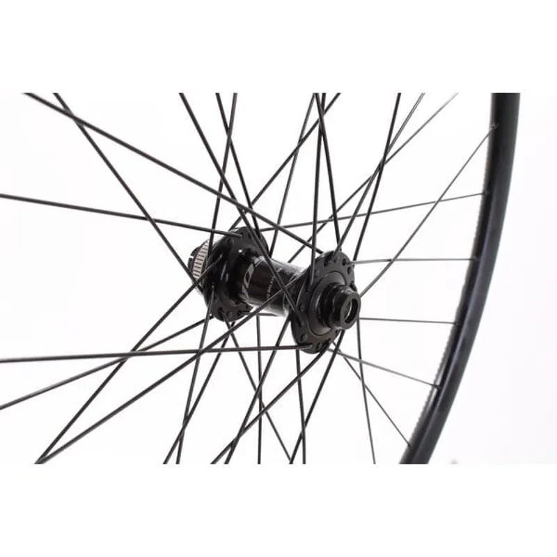 M Part Front Disc 700c Shimano 105 CL Hub 100x12mm Wheel in Black-2