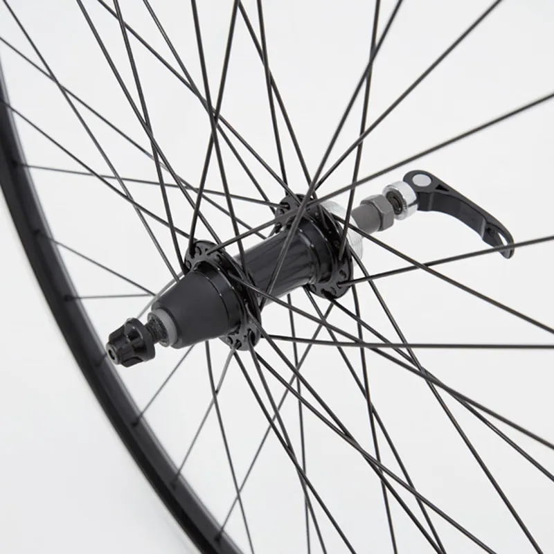 M Part Quick Release Screw On Rim Brake 27.5in MTB Rear Wheel in Black-2
