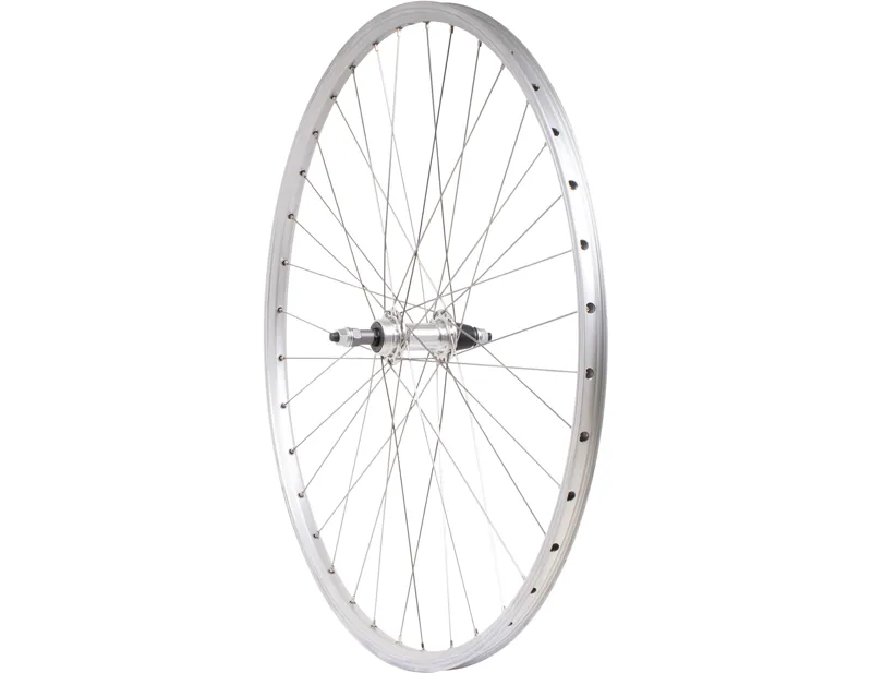 Balfes Bikes M Part Wheels M Part Hybrid Solid Axle Rim Brake 700c Rear Wheel in Silver | Free postage over £30, £10 off first order, price match & 0% finance.