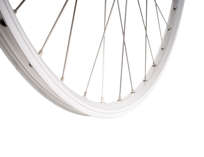 M Part Hybrid Solid Axle Rim Brake 700c Rear Wheel in Silver-3