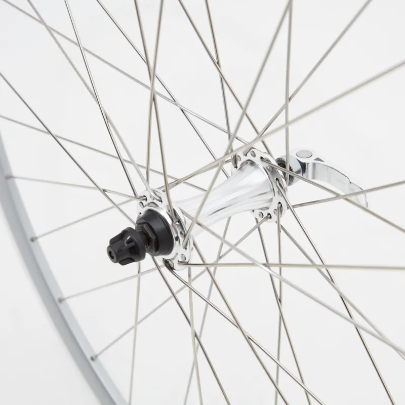 M Part 700c Road Bike Front Quick Release Wheel in Silver-2