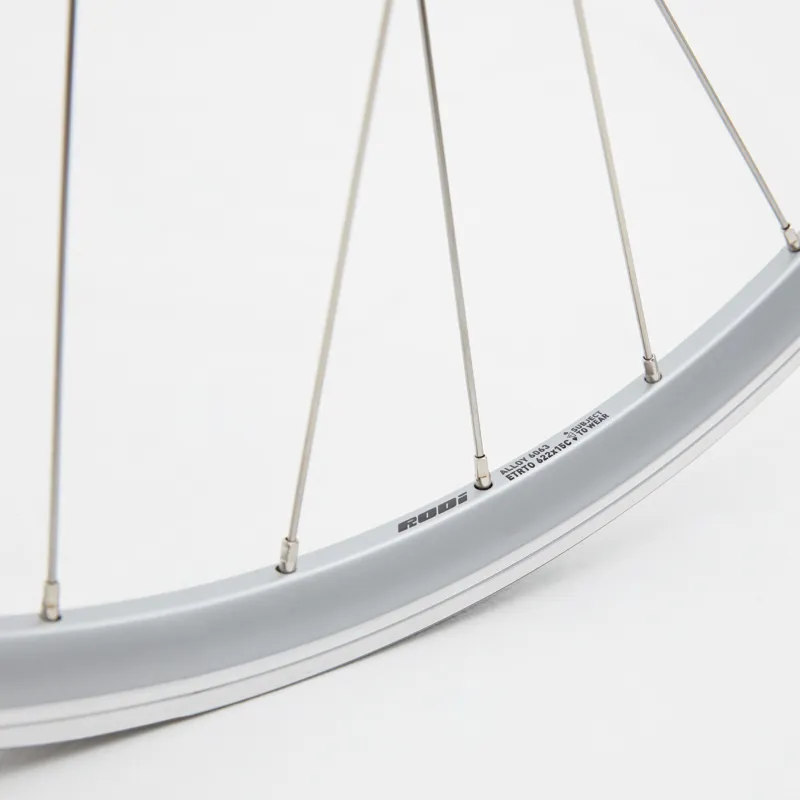 M Part 700c Road Bike Front Quick Release Wheel in Silver-3