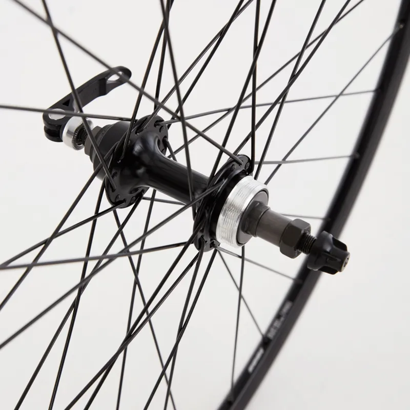 M Part 700c Rear Road Bike Quick Release Screw On Wheel in Black-2