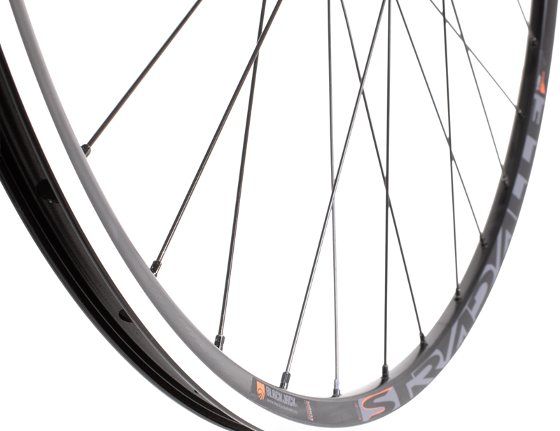 M Part Road Quick Release Rim Brake 700c Rear Wheel in Black-3