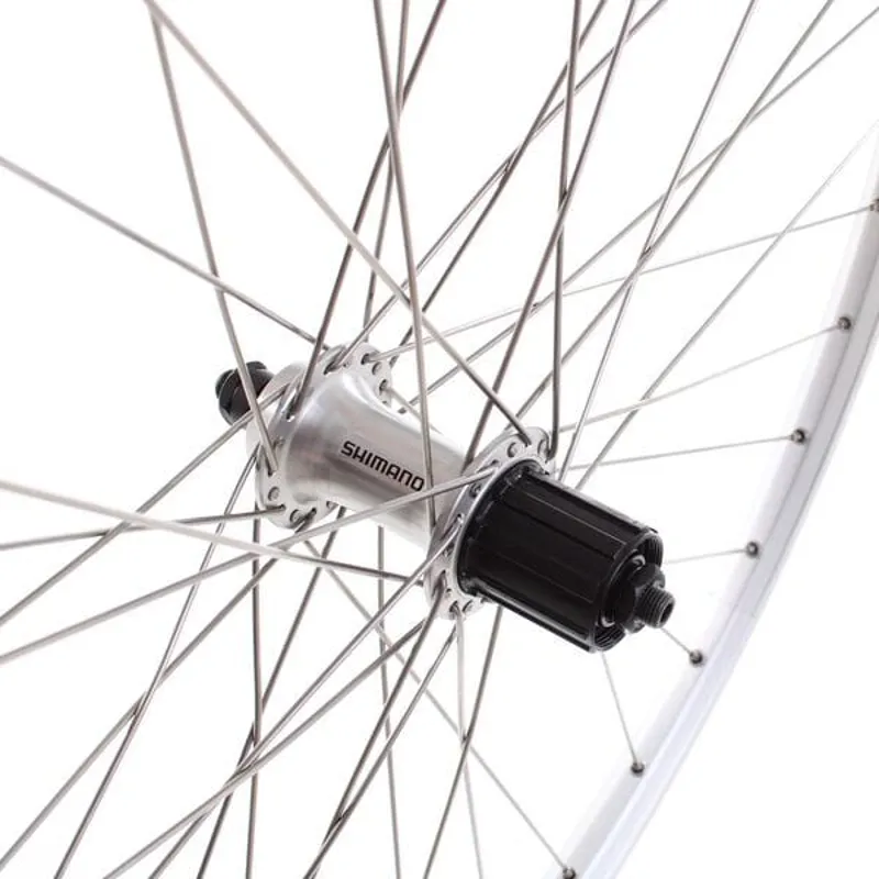 M Part Sora Hub 36H 130mm QR 700c Rear Road Wheel in Silver-2