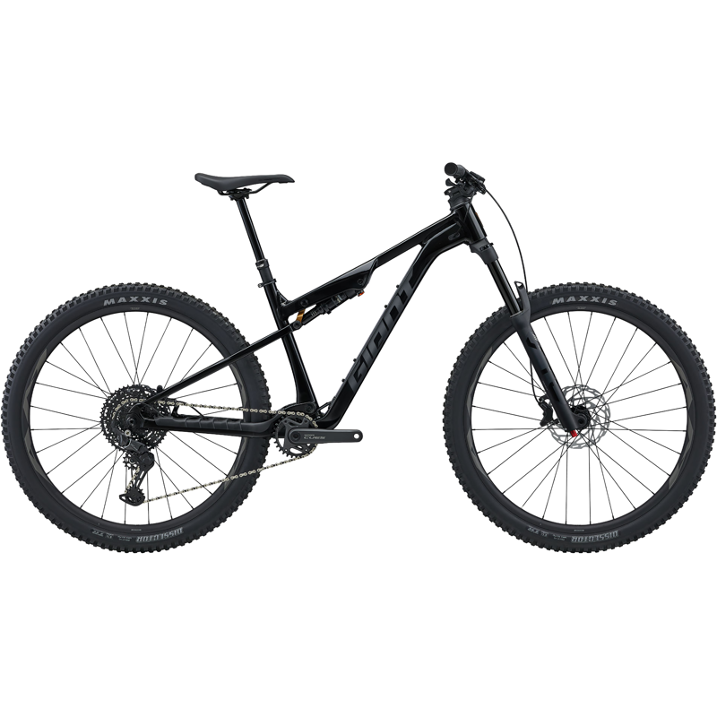 Balfes Bikes Giant Stance Full Suspension Mountain Bike 2027 in Black | Free postage over £30, £10 off first order, price match & 0% finance.