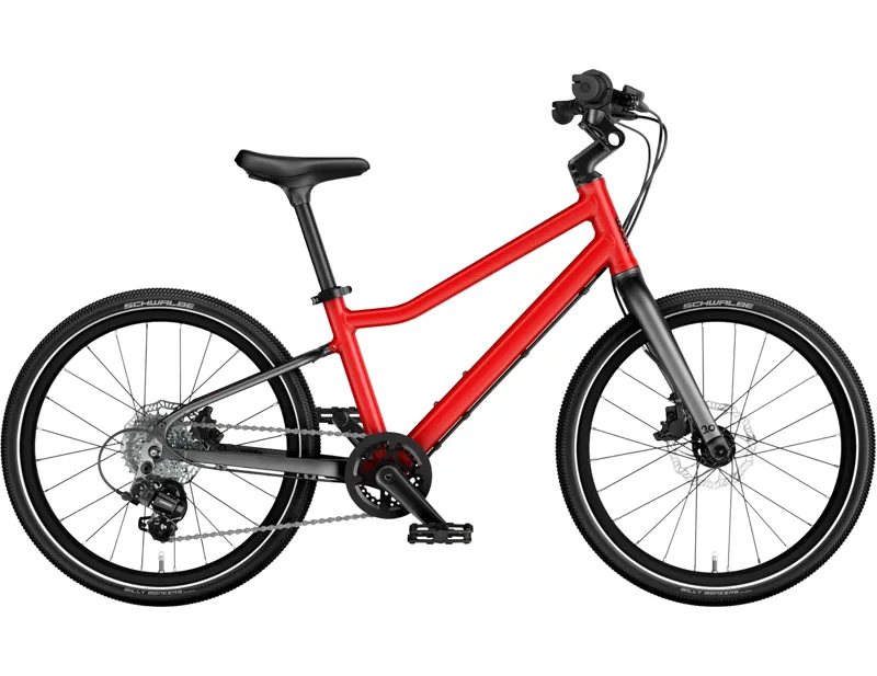 Woom Explore 4 Kids 20 inch Bike 2027 in Woom red