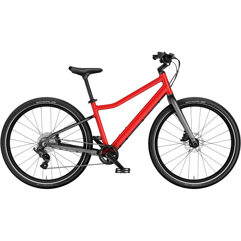 Balfes Bikes Woom Explore 5 Kids 24 inch Bike 2027 in Woom red | Free postage over £30, £10 off first order, price match & 0% finance.