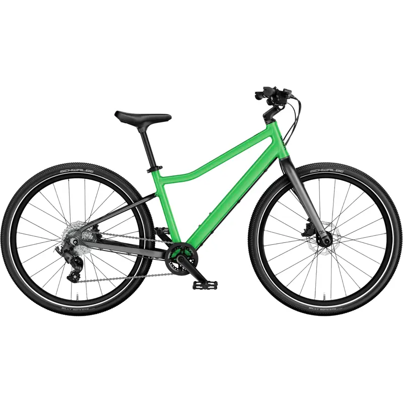 Balfes Bikes Woom Explore 5 Kids 24 inch Bike 2027 in jungle green | Free postage over £30, £10 off first order, price match & 0% finance.