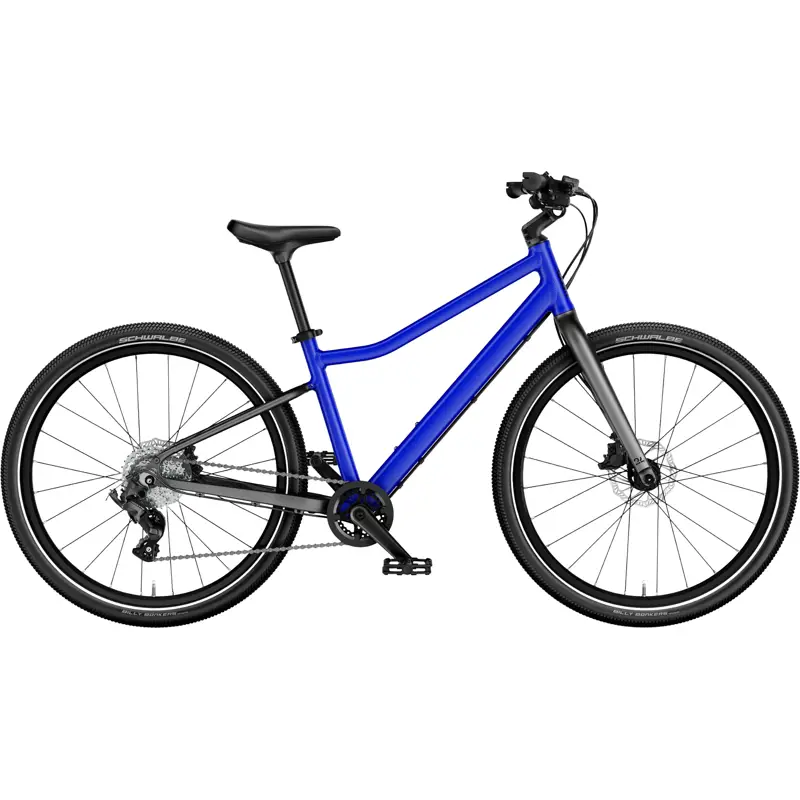 Balfes Bikes Woom Explore 5 Kids 24 inch Bike 2027 in magnetic blue | Free postage over £30, £10 off first order, price match & 0% finance.