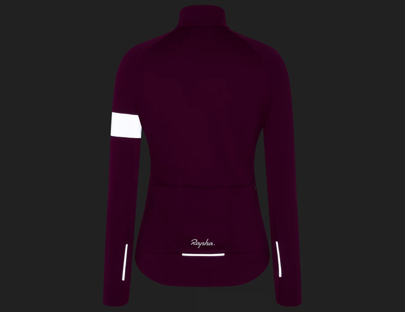 Rapha Women's Core Winter Jacket in Mauve/White-4