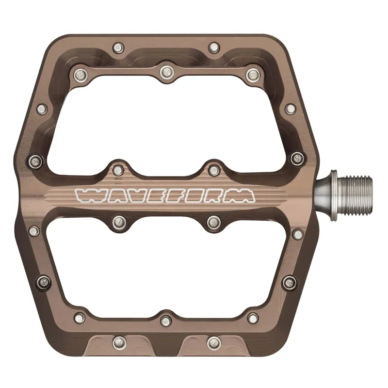 Wolf Tooth Waveform Mountain Bike Pedals in Espresso-1