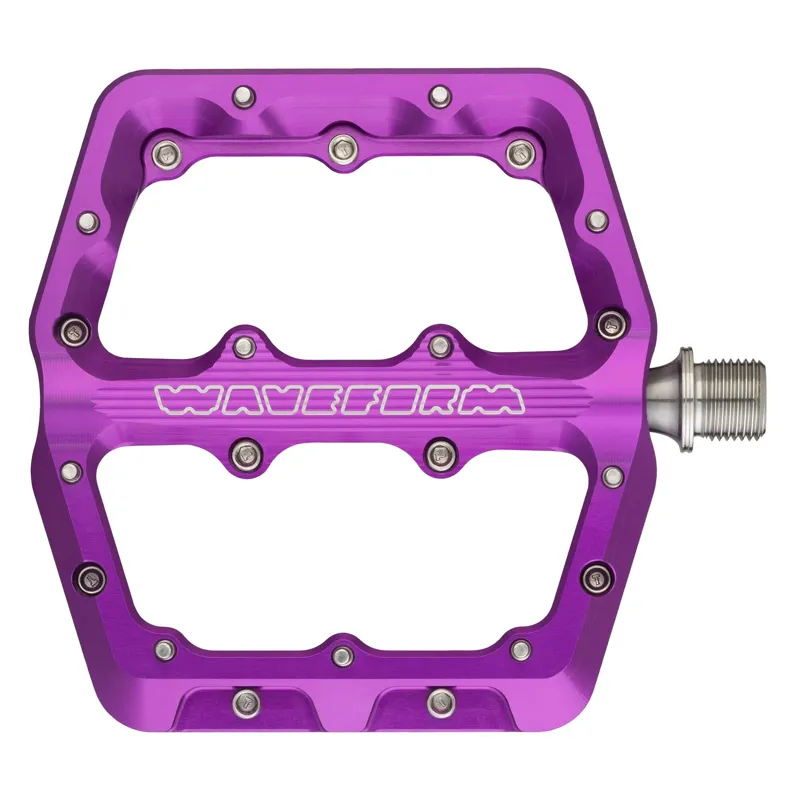 Wolf Tooth Waveform Mountain Bike Pedals in Purple-1