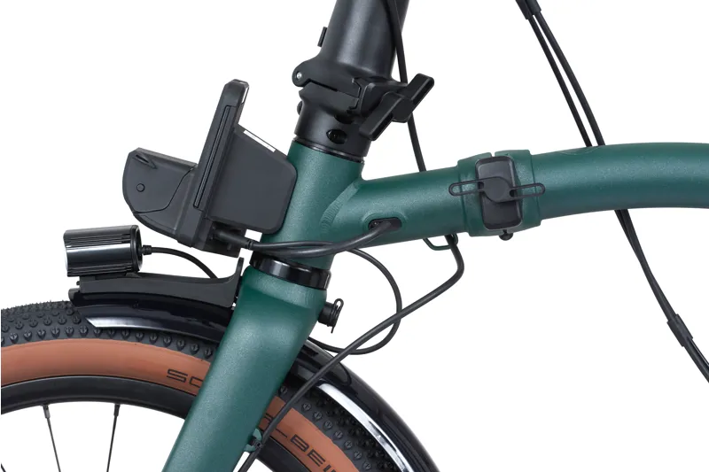 Brompton Electric G Line with Roller Frame 4 Speed Folding Bike 2025 in Forest Green-3