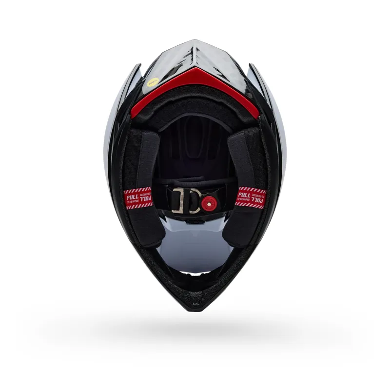 Bell Full-10 Spherical Peak Full Face Helmet in White-5