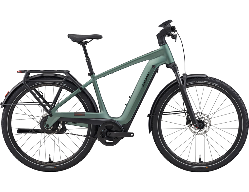 Balfes Bikes Giant Explore E+ 2 Double Diamond Electric Hybrid Bike 2026 in Alpine Green | Free postage over £30, £10 off first order, price match & 0% finance.