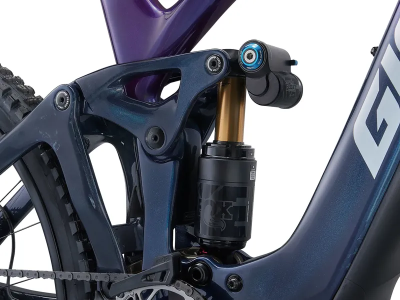 Giant Reign Advanced E+ 0 Electric Full Suspension Mountain Bike 2026 in Purple Haze/Metallic Navy-4