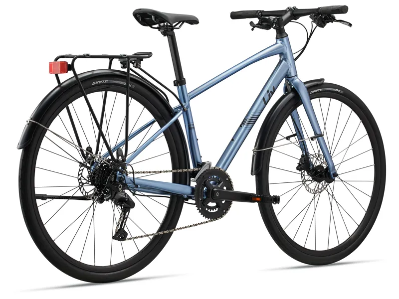 Liv Alight Disc 2 City Hybrid Bike 2026 in Frost Silver-1