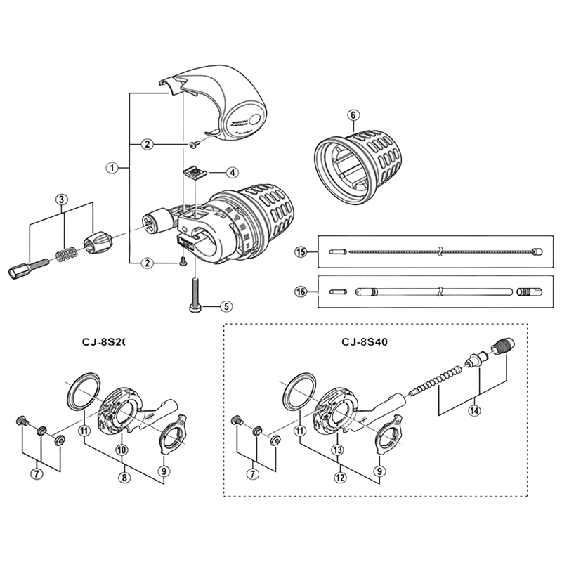 Balfes Bikes Shimano SL-8S31 cable adjustment bolt unit | Free postage over £30, £10 off first order, price match & 0% finance.