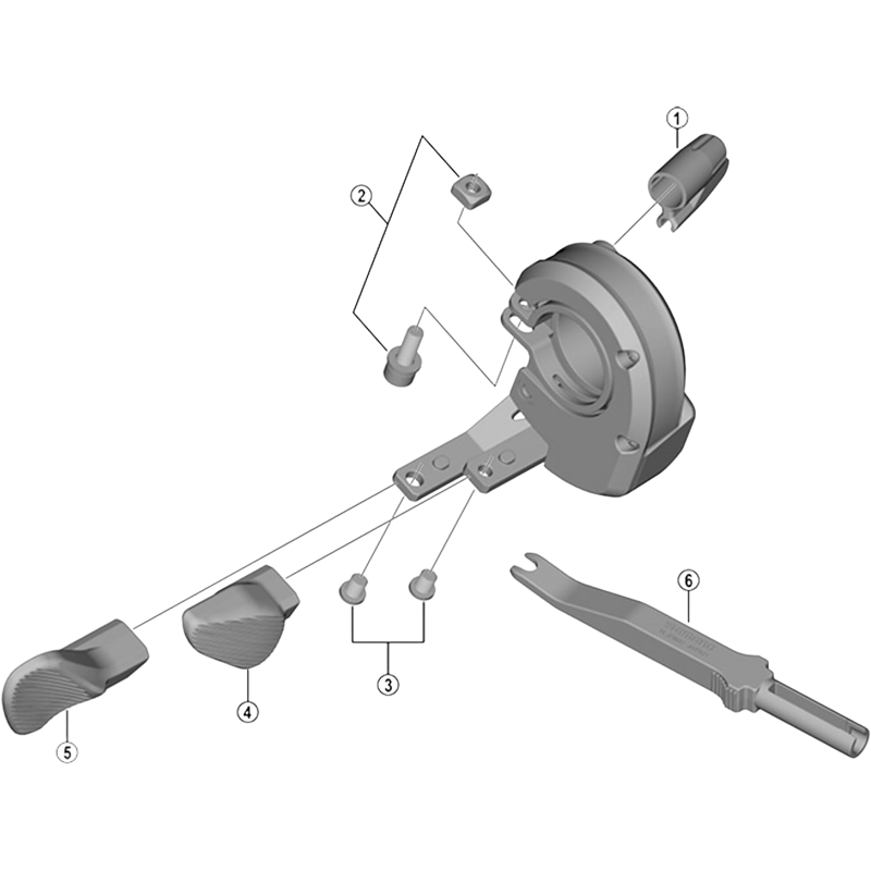 Balfes Bikes Shimano SW-M9050 lever slide fixing bolt - pair | Free postage over £30, £10 off first order, price match & 0% finance.