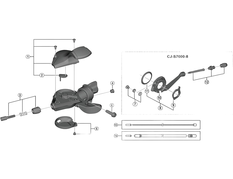 Balfes Bikes Shimano SHimano SL-S7000 indicator unit in black | Free postage over £30, £10 off first order, price match & 0% finance.