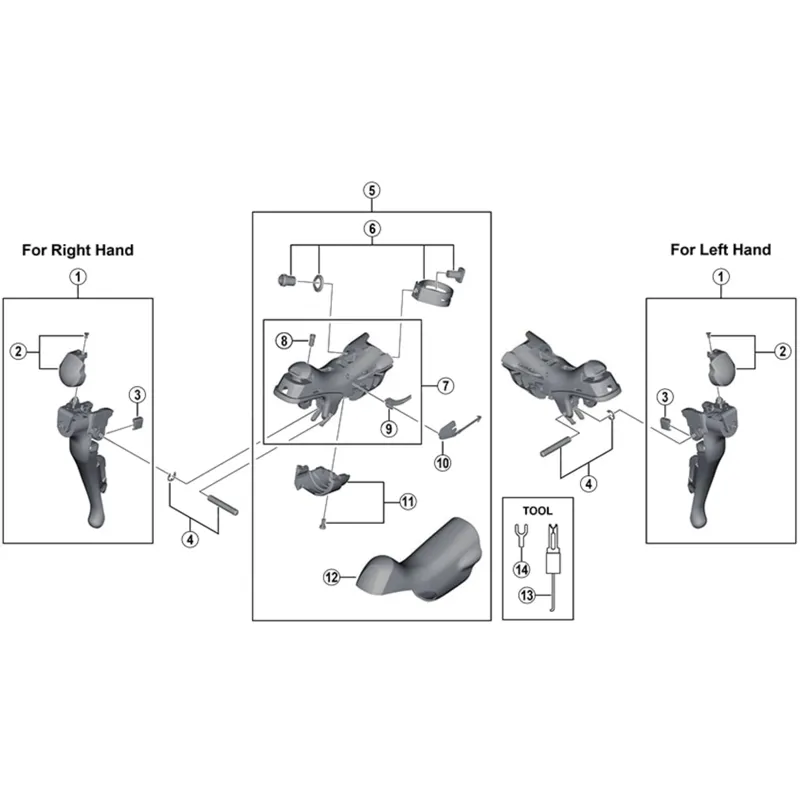 Balfes Bikes Shimano ST-4700 Right hand bracket assembly | Free postage over £30, £10 off first order, price match & 0% finance.