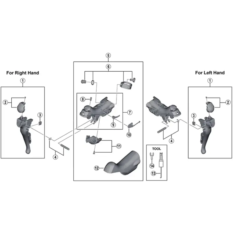 Balfes Bikes Shimano ST-4700 Right hand bracket assembly | Free postage over £30, £10 off first order, price match & 0% finance.
