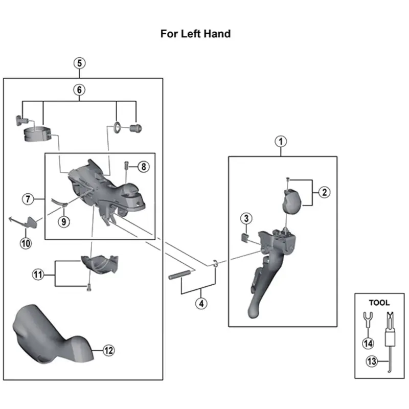 Balfes Bikes Shimano ST-4703 clamp band unit 23.8mm - 24.2mm | Free postage over £30, £10 off first order, price match & 0% finance.
